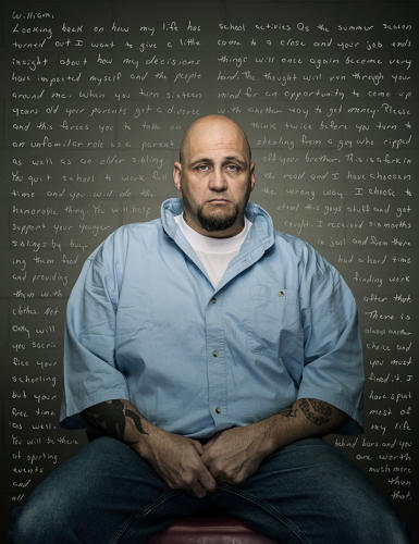 See What Advice Convicts Offer Their Younger Selves In a Striking Photo