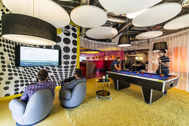 Google's office playroom