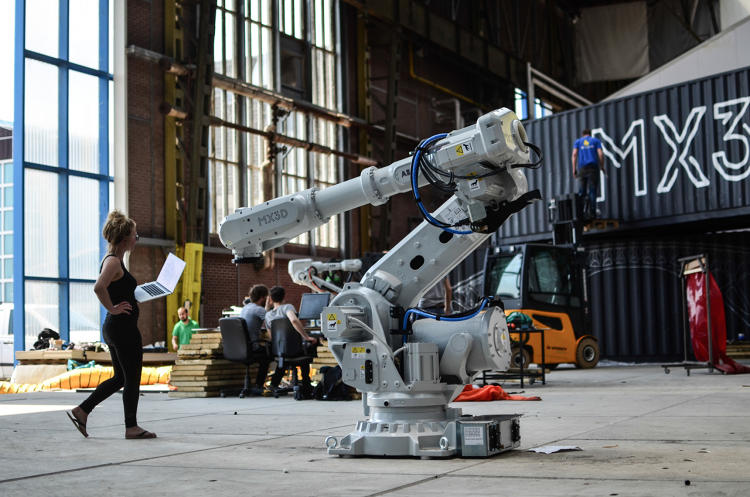 <p>In 2017, Dutch designer Joris Laarman will wheel a robot to the brink of a canal in Amsterdam. He'll hit an 'on' button. He'll walk away. And when he comes back two months later, the Netherlands will have a new, one-of-a-kind bridge, 3-D printed in a steel arc over the waters.</p>
