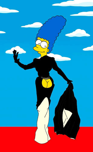 See Marge Simpson As The World's Most Famous Fashion Icons  Co.Create 