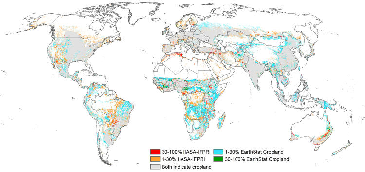 The Most Detailed Map Of The World's Cropland Shows Where There's Room ...