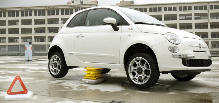 A Car Jack Perfect for Lady Like Tire Changes