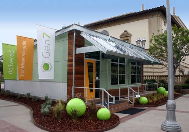 School S Almost Out But These Modular Eco Friendly Clrooms Are In As A School S Potion Explodes While Its Budget Dwindles Most Students Are More Likely To Learn Their Long Division In Dismal Aging Trailer