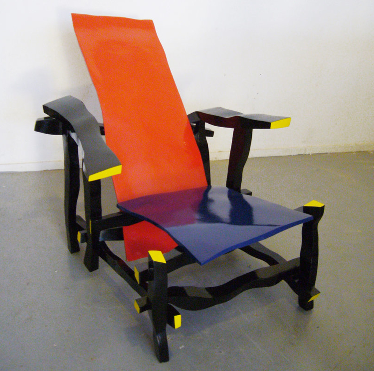 Right-Handed Designer Reinterprets Rietveld’s Most Famous Chair … Left