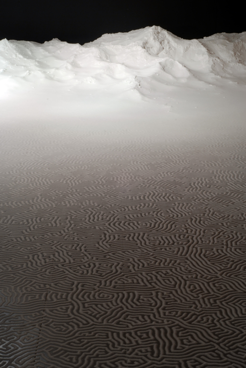 A Stunning Intricate Maze Made From 2 200 Pounds Of Salt