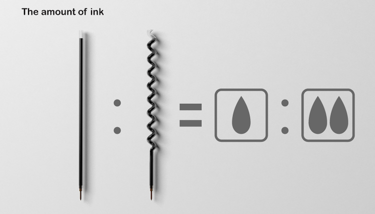 pen ink tube