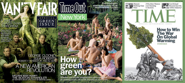 green magazines