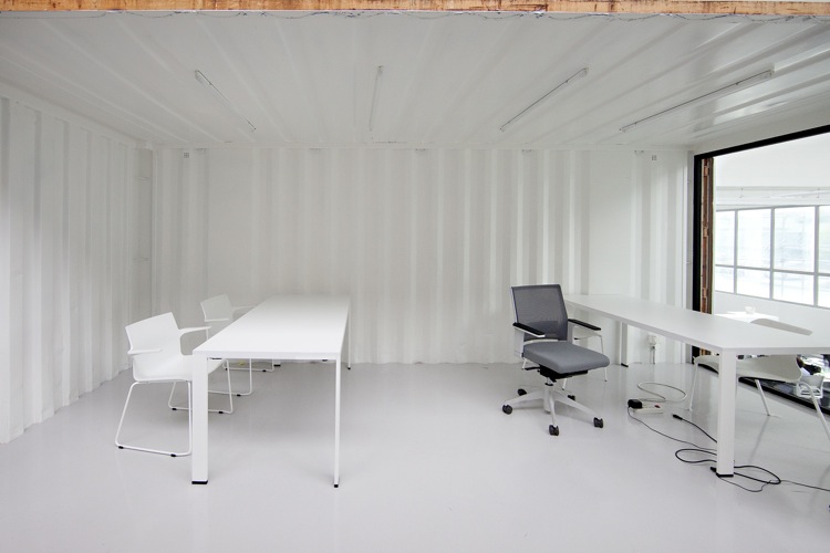 Eye Candy Shipping Containers Grunge Up Stark Modern Office