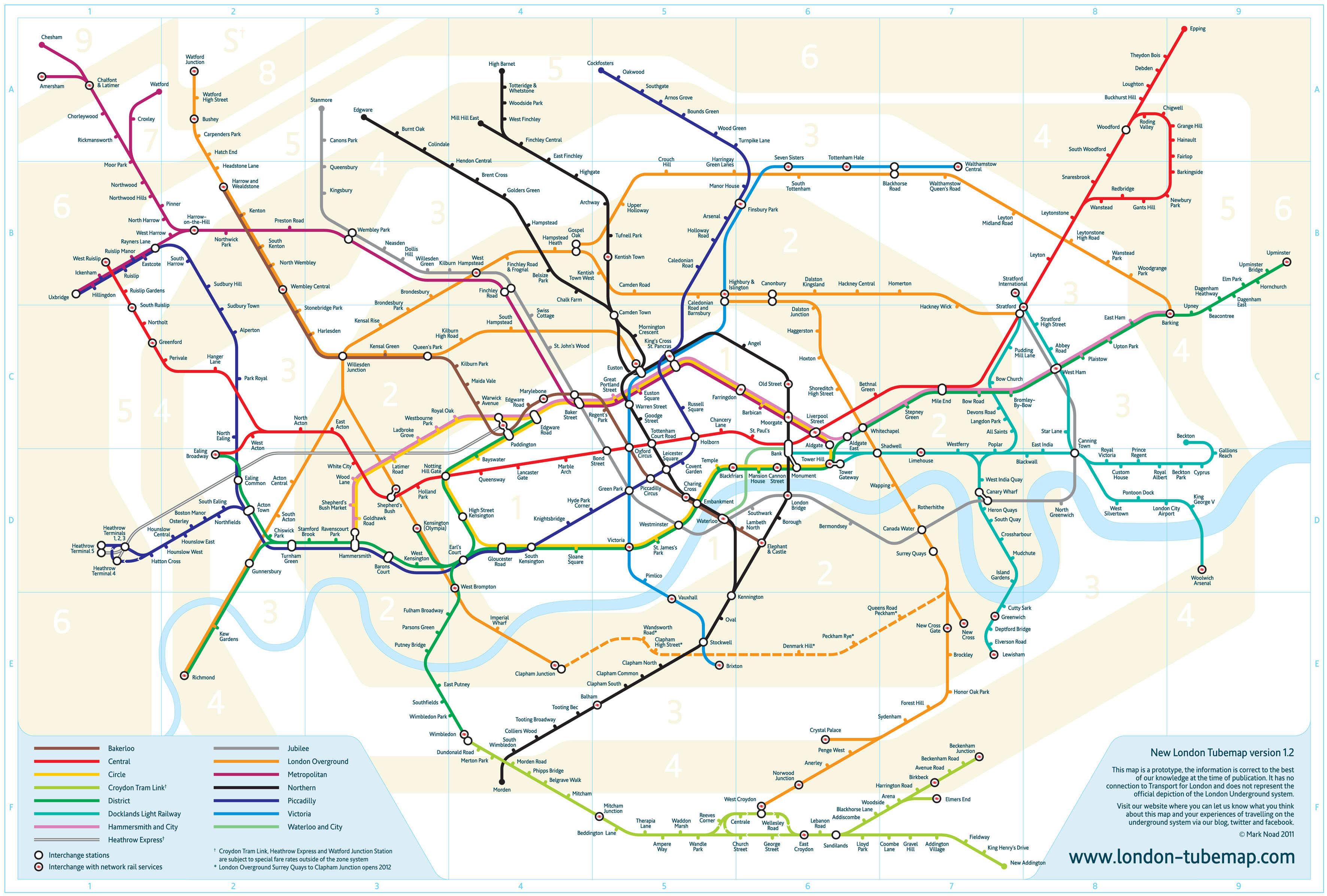 The London Tube Map: A Masterpiece Of Design And Functionality - France ...