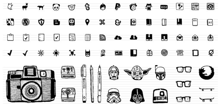 Hand-Drawn Icons Give Your Computer Desktop A Crafty Ne | Co.Design