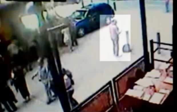 Times Square surveillance video